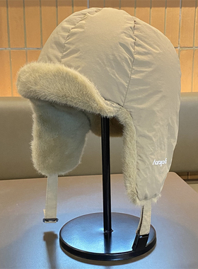 2025冬季新款羽绒棉加厚雷锋帽男女户外骑车轻盈抗寒保暖护耳帽子