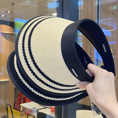 夏季新款遮阳空顶帽子遮脸太阳帽