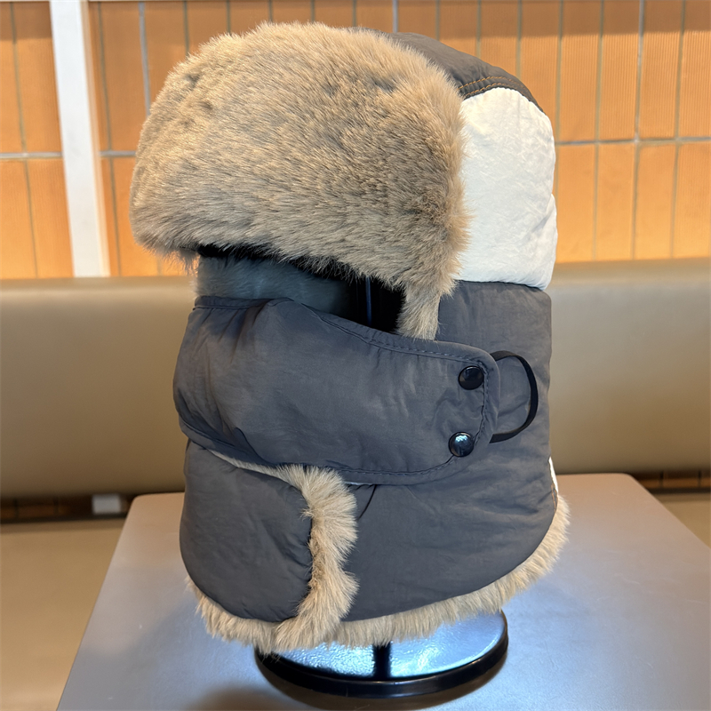 冬季保暖口罩雷锋帽男女加绒加厚