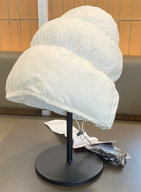 二合一两用包包帽羽绒保暖护耳帽