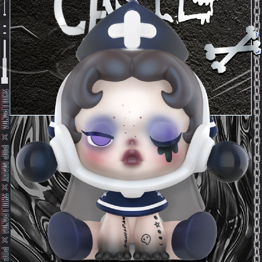 泡泡玛特SKULLPANDA密林古堡盲