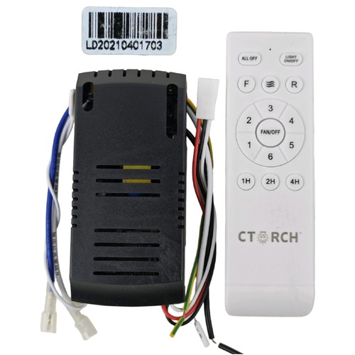 六档LD风扇灯控制器CTRCH亮亮照明卡扣口接收器遥控器隐形吊扇灯