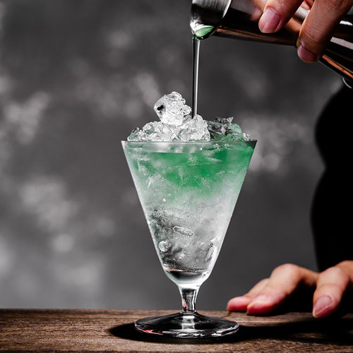 日式鸡尾酒杯高脚马提尼杯锥形杯