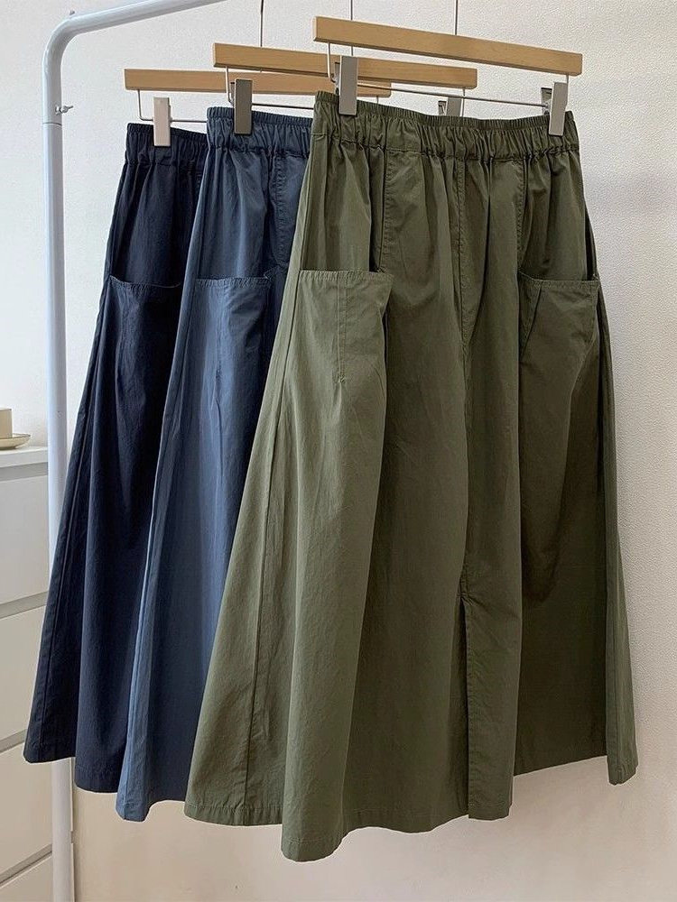 大码半身裙夏季高腰百搭女装裙子图片