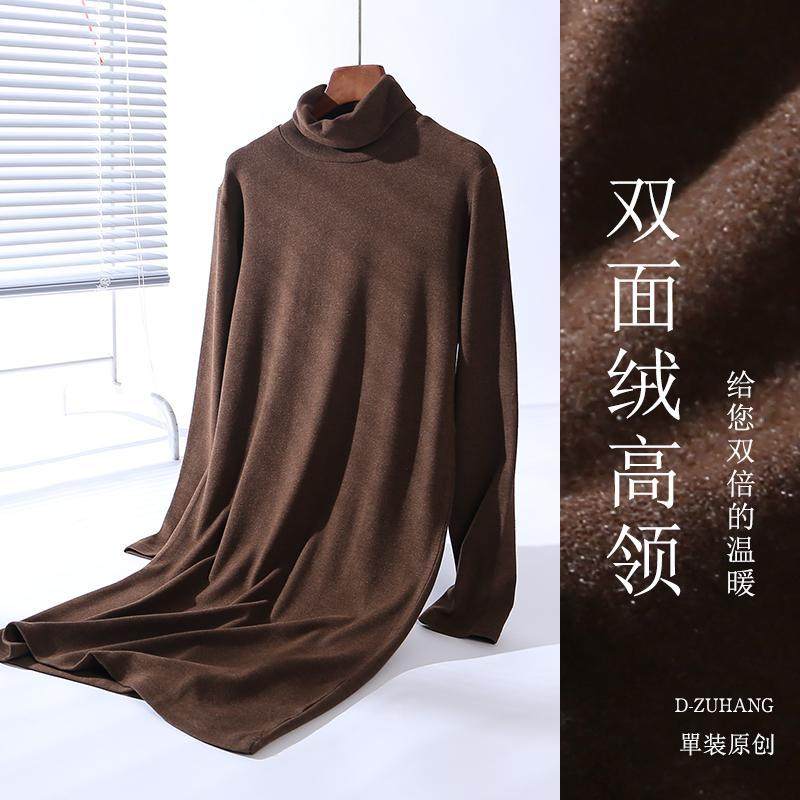 秋冬新款2-300斤大码打底衫女德绒高领保暖内搭加绒长袖内搭上衣,女装/女士精品,T恤,淘宝优惠券,粉丝福利购,淘宝优惠卷