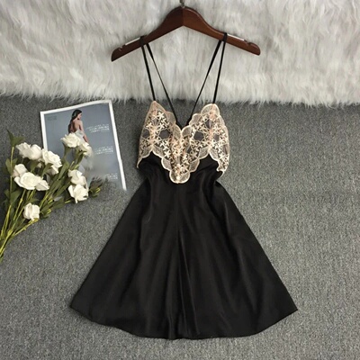 300斤大码辣妹蕾丝吊带睡裙