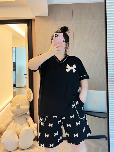 短袖短裤休闲可外穿宽松两件套装