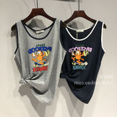 中长款 胖MM2 300斤超大码 宽松遮肚吊带背心百搭遮肚打底上衣ins潮