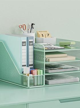 Desktop storage shelf File storage box Office supplies