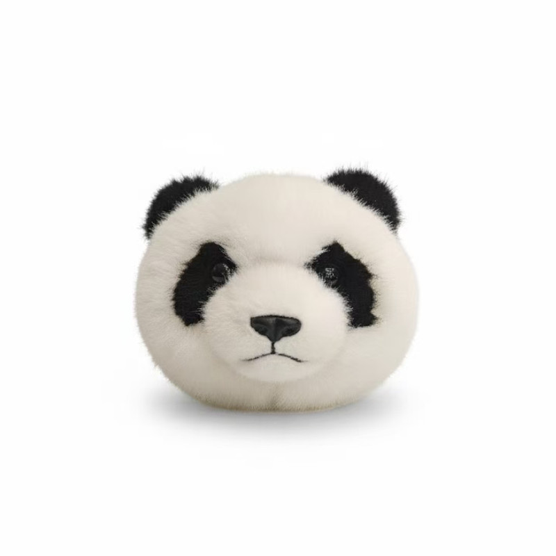 贝林自然世界 毛绒百日龄熊猫头冰箱贴,节庆用品/礼品,文化创意冰箱贴,淘宝优惠券,粉丝福利购,淘宝优惠卷