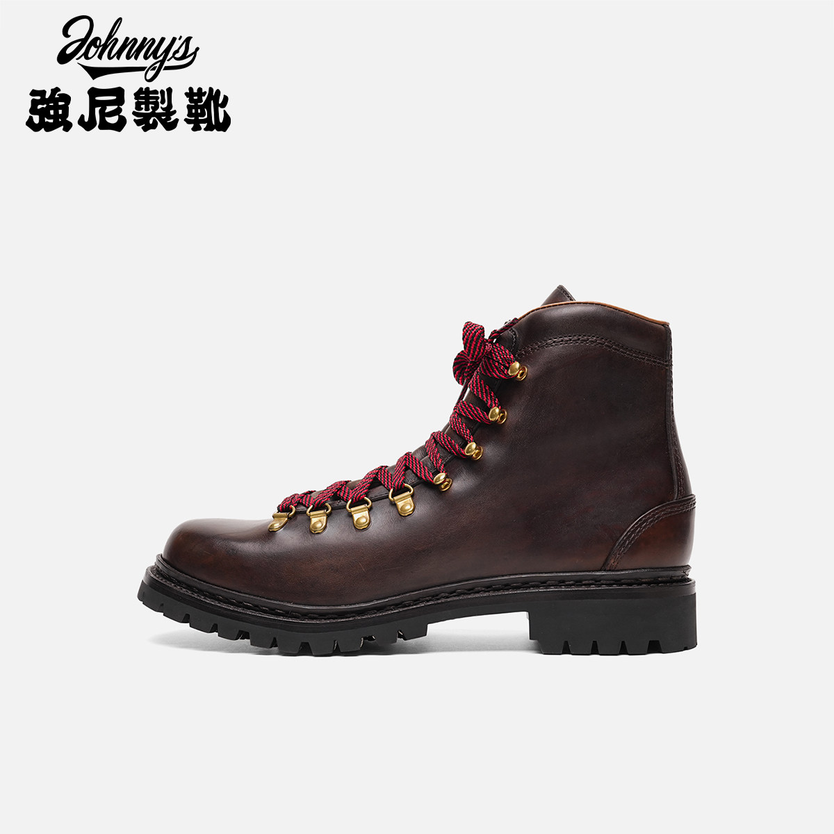 强尼制靴复古登山户外男靴