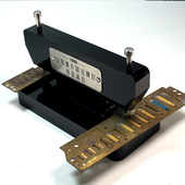 口琴维修工具半音阶口琴布鲁斯口琴复音通用 敲台 口琴簧片拆装