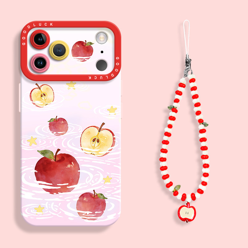 粉漾红平果适用iPhone17手机壳新款苹果17promax液态苹果air硅胶壳16保护套ip15挂绳14创意pro卡通可爱全包,3C数码配件,手机保护套/壳,淘宝优惠券,粉丝福利购,淘宝优惠卷