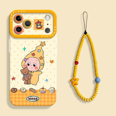 适用苹果17bread星星人手机壳