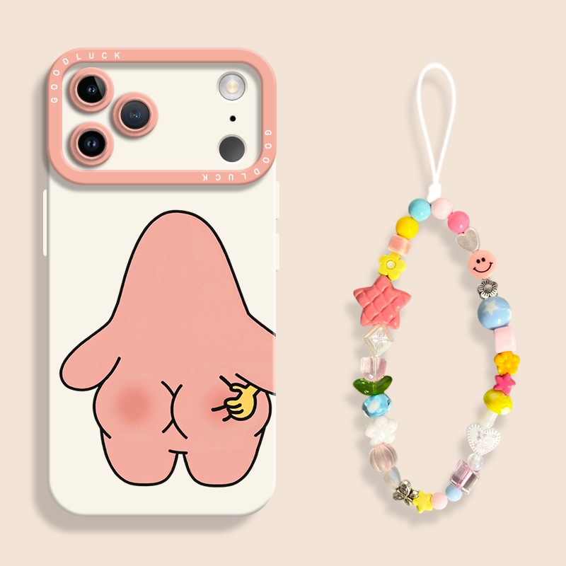 适用苹果17掐屁股派大星手机壳