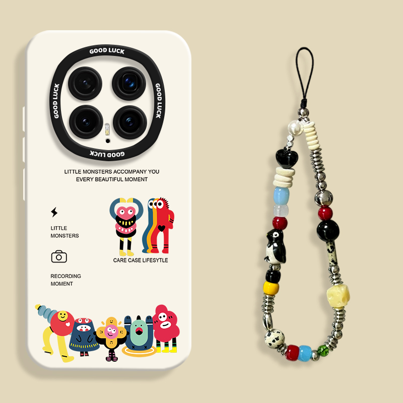 创意字母小怪兽合影适用华为荣耀magic8pro手机壳magic8瞳眼硅胶壳honor软壳Magic8保护套magic8pro男女卡通