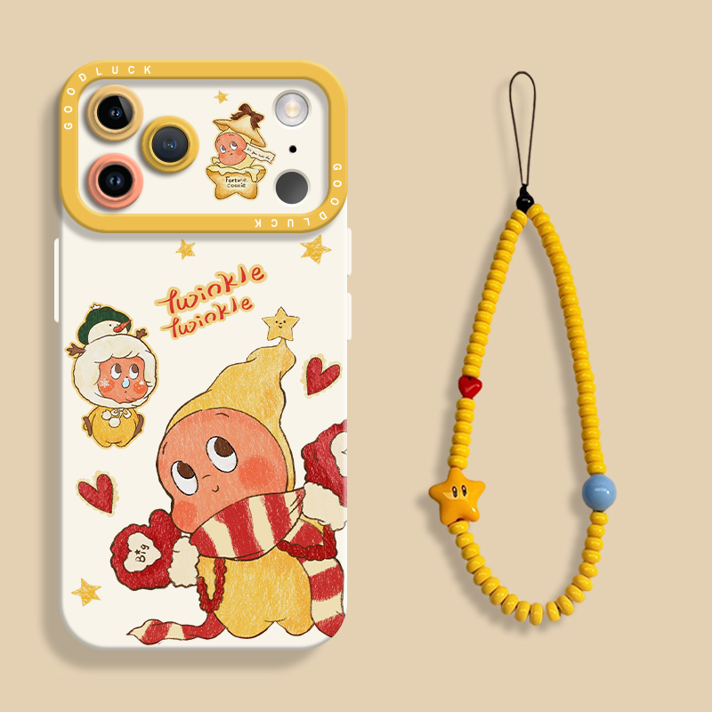 适用苹果17圣诞星星人手机壳