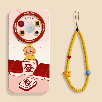 适用华为mate80麻将星星人手机壳