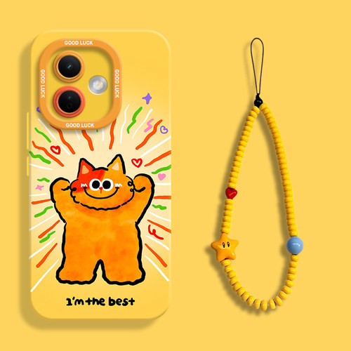 适用于红米note17自信猫猫手机壳