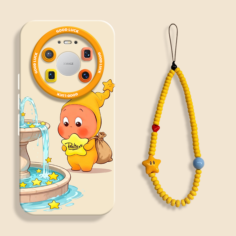 适用mate80许愿池星星人手机壳