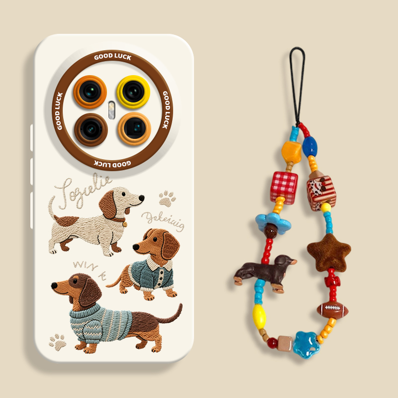 【小红书爆款】刺绣腊肠狗手机壳