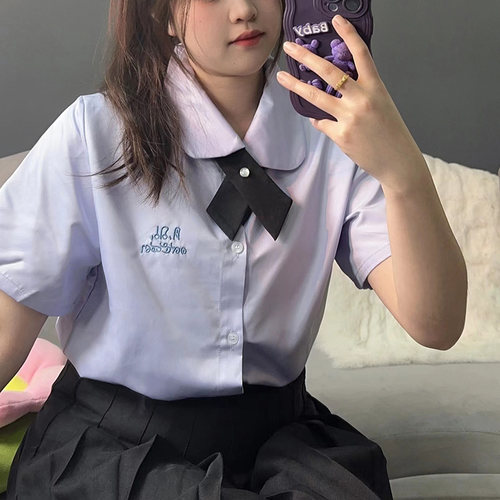 女款泰国校服短裙衬衫