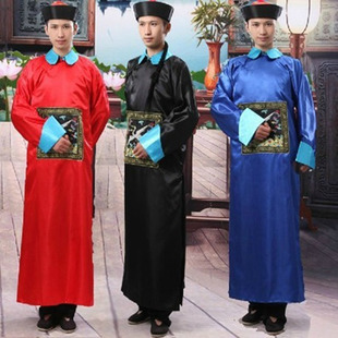 万圣节化妆舞会服装整蛊恐怖鬼衣清朝僵尸服古装大臣官服钦差大臣