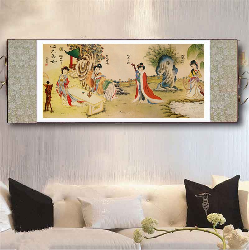 现代和古代画拼接一起,古代与现代结合的画_大山谷图库