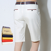 修身 休闲裤 韩版 弹力纯棉5分裤 潮流五分裤 夏季 高尔夫青中年男裤 子