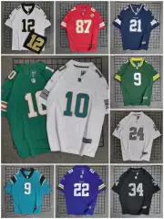American Football Jersey Plus Size Hip-Hop Street Dance Personalized Jersey Skateboard Rap Sports T-Shirt Unisex Trendy