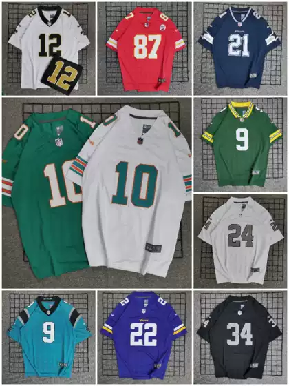 American Football Jersey Plus Size Hip-Hop Street Dance Personalized Jersey Skateboard Rap Sports T-Shirt Unisex Trendy