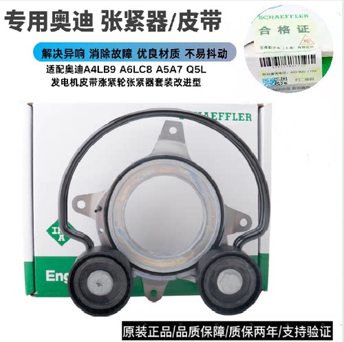 奥迪发电机皮带涨紧轮张紧器套装