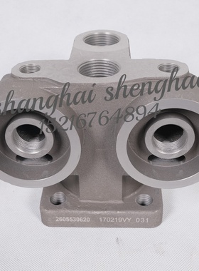 2605530620=71141212-48830复盛原厂SA-75A/W热控阀阀体(油滤底座