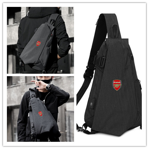 阿森纳队球迷休闲背包胸包