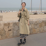 现货{新品}长款风衣外套131-9078P155K218，女装风衣，象礼
