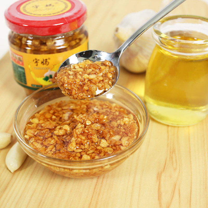 【宇妈】潮汕特产蒜头油香油调味油油炸蒜头酥油罐装150g×2瓶