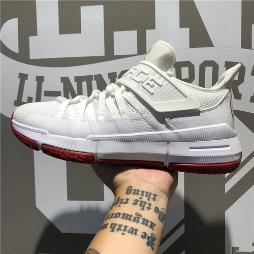 正品李宁减震魔术贴篮球鞋