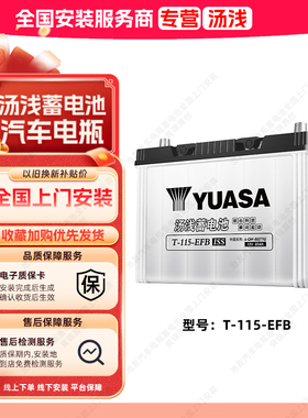 汤浅蓄电池T115-EFB启停汽车电瓶适用雷克萨斯RX200T/ES200T原装