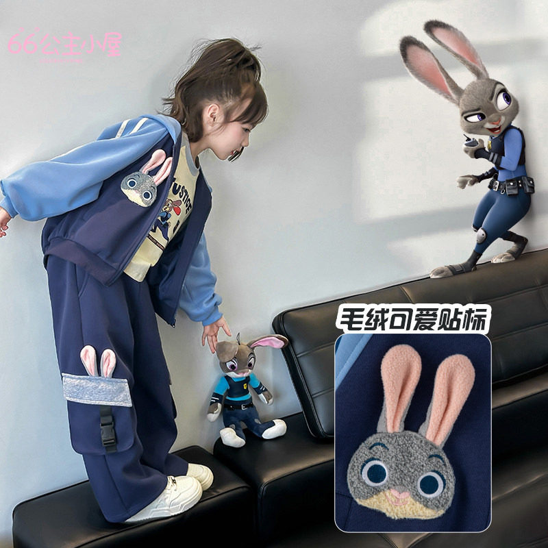 66公主儿童迪士尼兔子警官外套