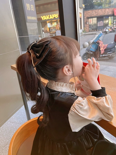 Детский парик для принцессы, кудрявые пряди волос, в корейском стиле