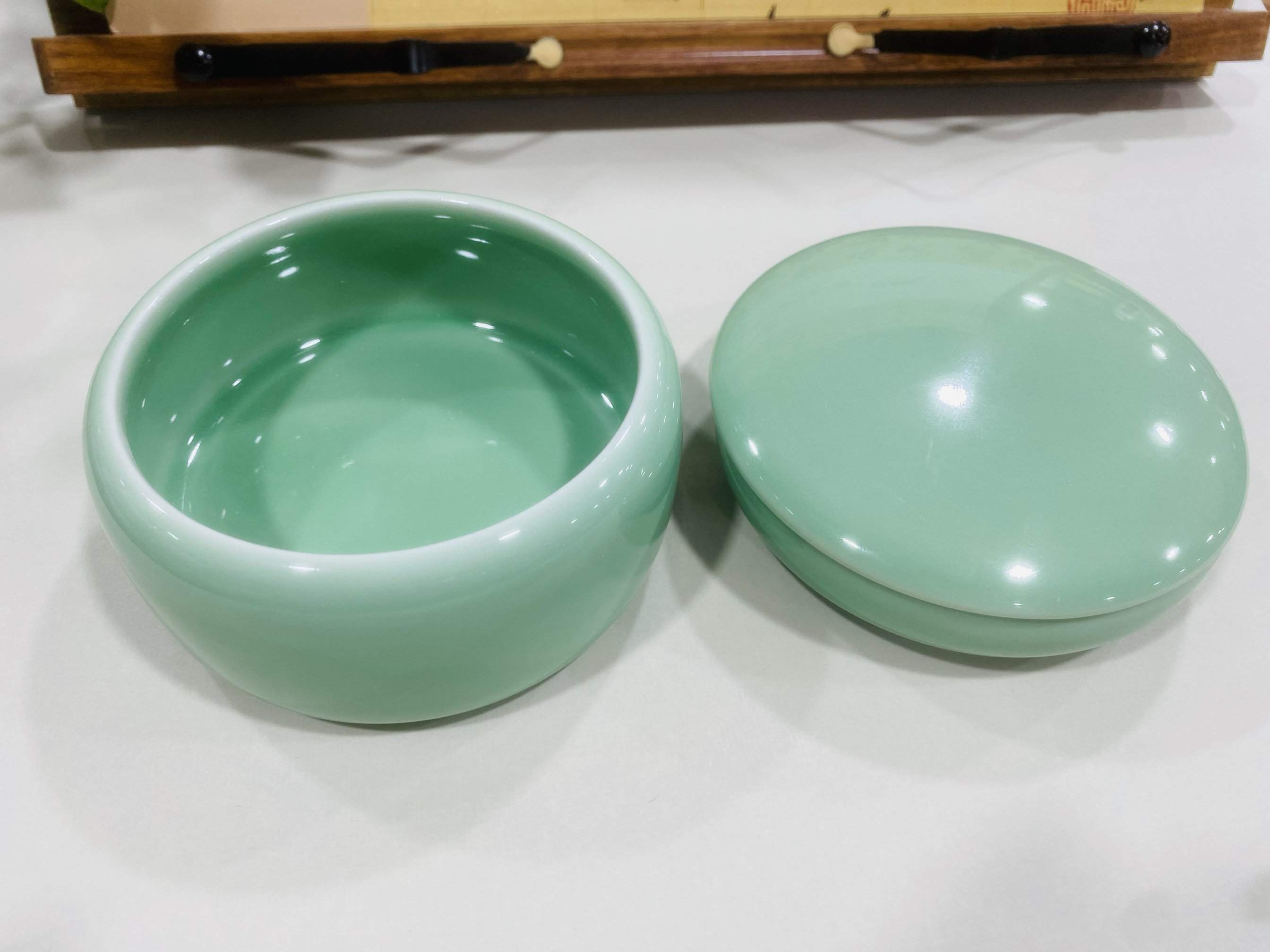 龙泉青瓷陶瓷笔洗缸洗笔器装墨水水碟墨碟仿古多功能水盂