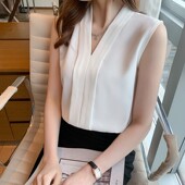 艺考上镜衬衣 内衬打底背心正装 播音主持人西装 内搭女配小西服衬衫