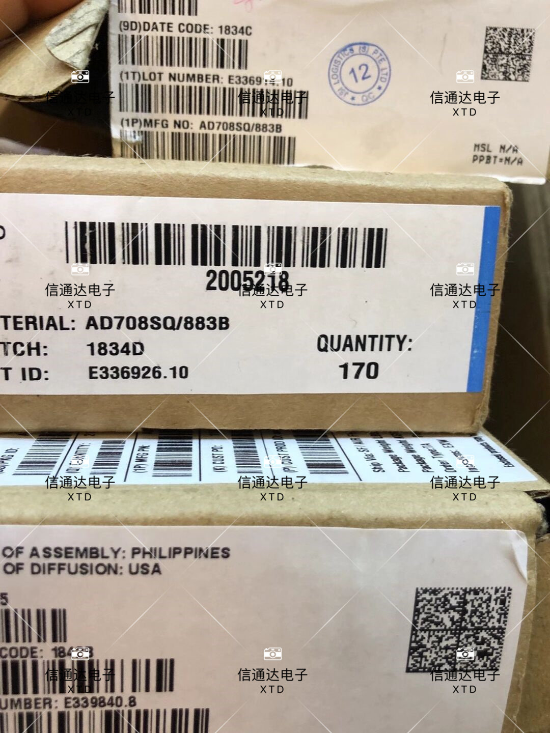 销售并回收AD708SQ883B 直插CDIP-8 陶封双运放 原厂 一站式配套