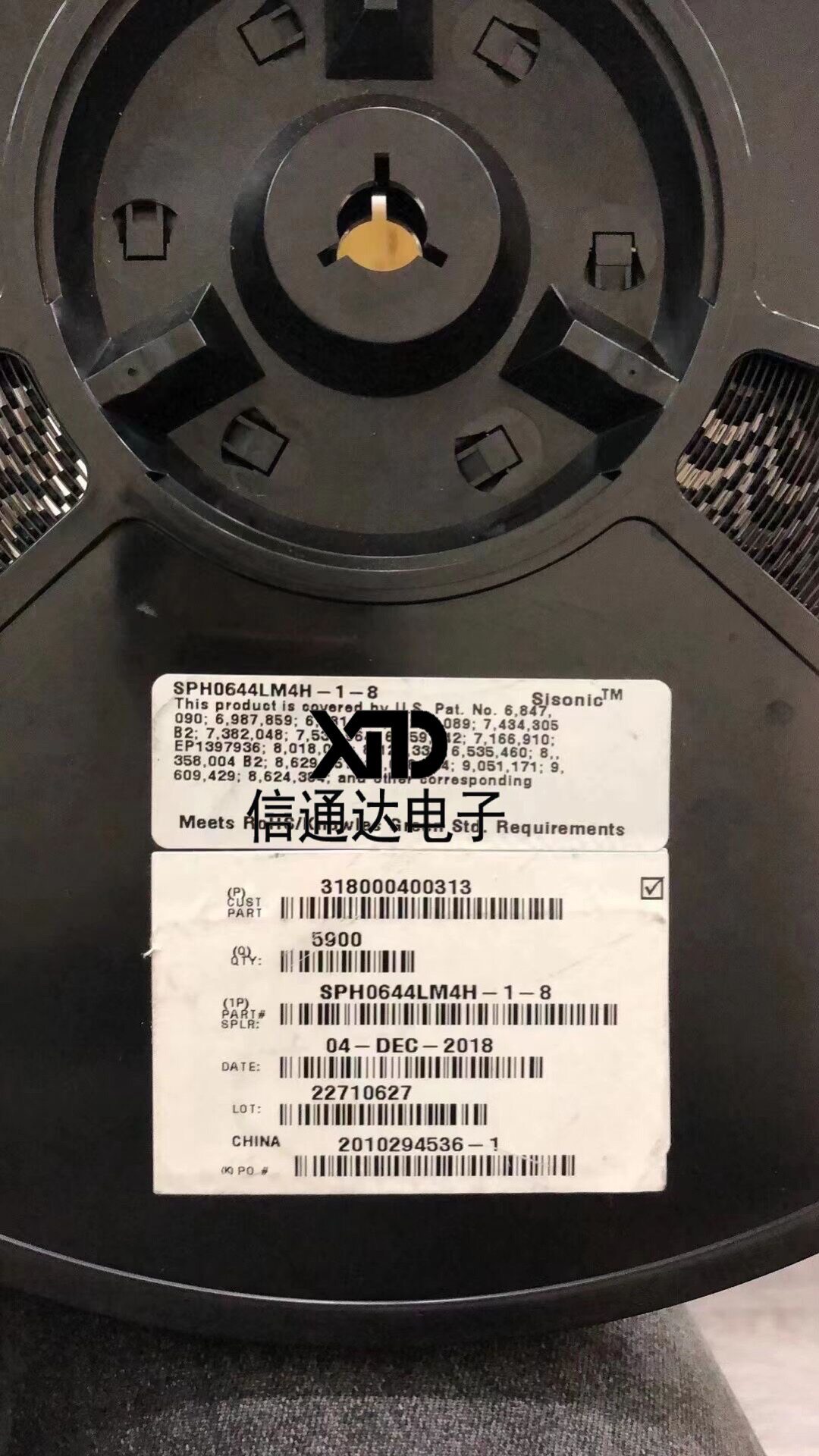 销售并回收SPH0644LM4H-1-8 封装SMD数字麦克风硅麦原厂原装器件图片