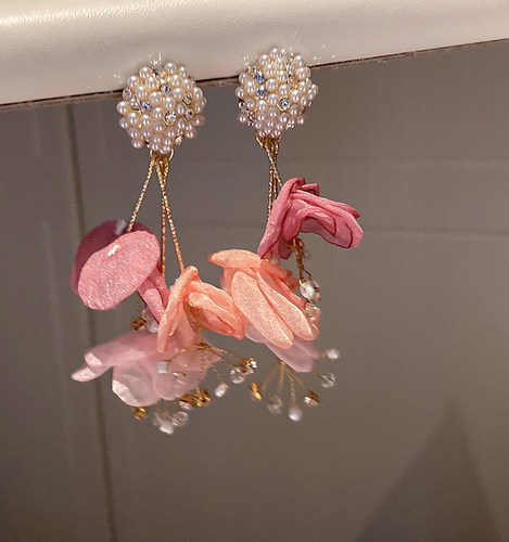 超仙耳环港风复古小众设计感长款