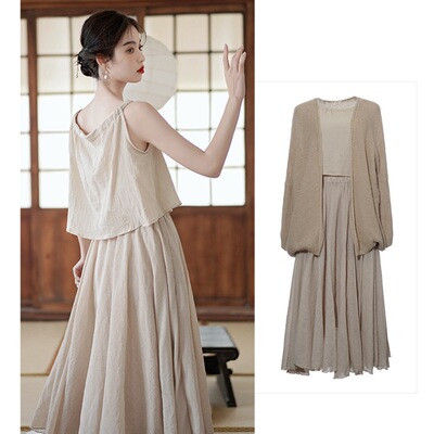 2026文艺温柔知性复古毛衣外套