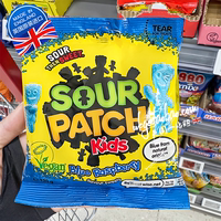 British Sour Patch Kid Fruit Sweets Mixed Fruit Flavored Gummy Candy 120g in stock thumbnail 3