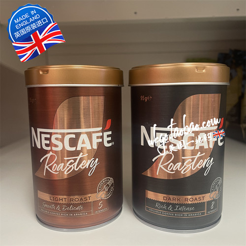 英国速溶黑咖啡Nescafe金装铁罐
