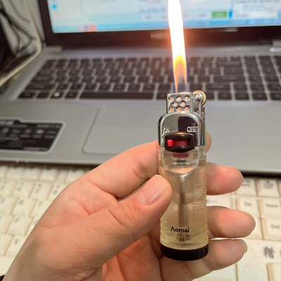 奥麦7102砂轮明火打火机定火锁火