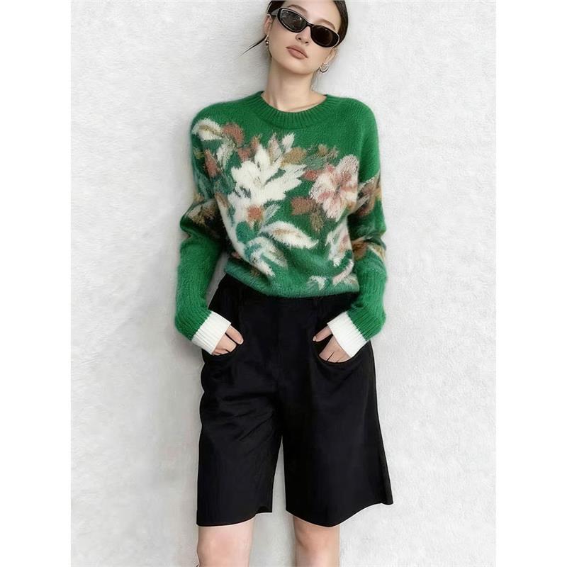 新中式女装国风毛衣气质高级感超好看针织内搭上衣女2025秋季新款